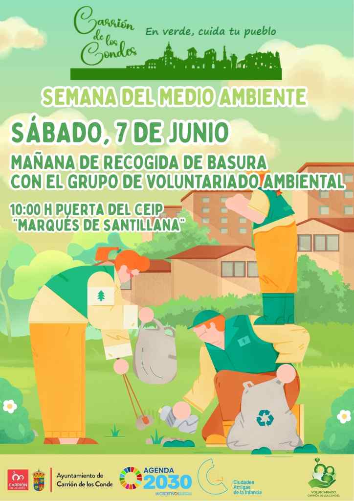 Mañana de limpieza con el Grupo de Voluntariado Ambiental