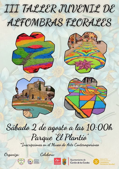 III TALLER JUVENIL DE ALFOMBRAS FLORALES
