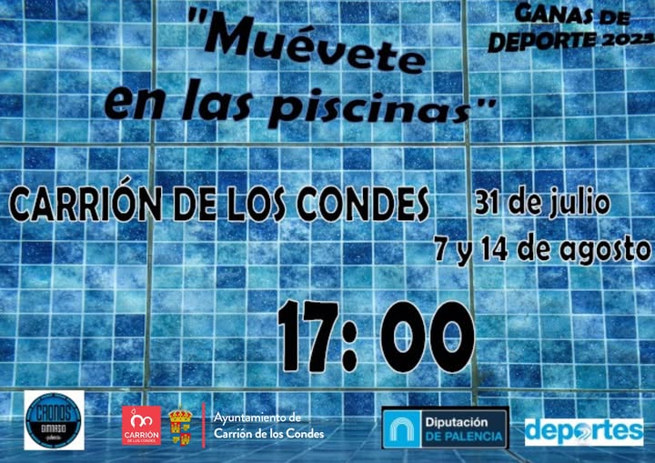 Muévete en las piscinas