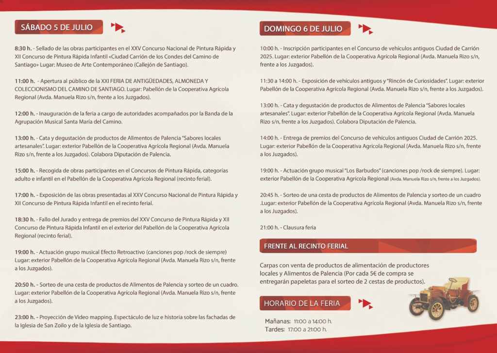 PROGRAMACIÓN XXI FERIA DE ANTIGÜEDADES, ALMONEDA Y COLECCIONISMO