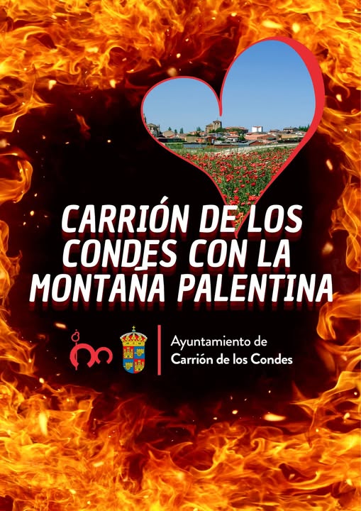CARRIÓN DE LOS CONDES, CON LA MONTAÑA PALENTINA