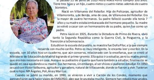 Cumpliendo 100 años