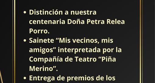 Homenaje a nuestros mayores. (Teatro Sarabia).