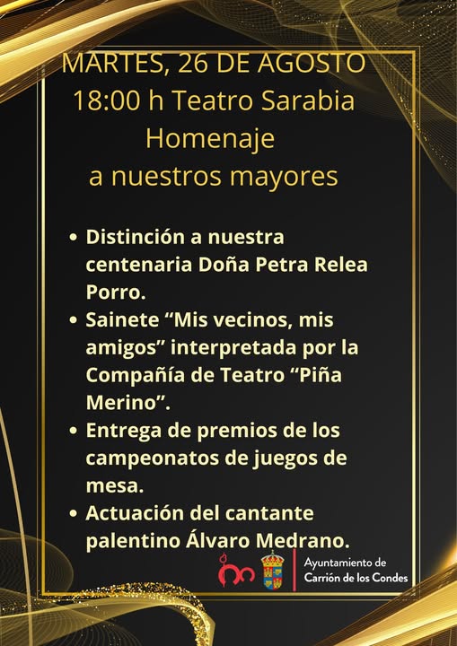 Homenaje a nuestros mayores. (Teatro Sarabia).