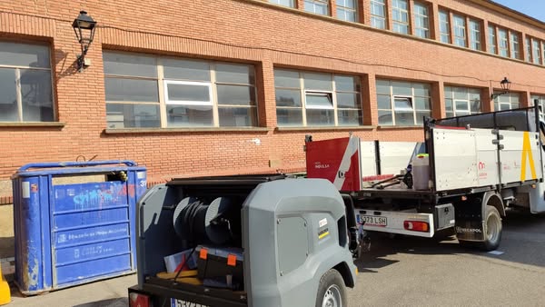 Limpieza de los contenedores de basura