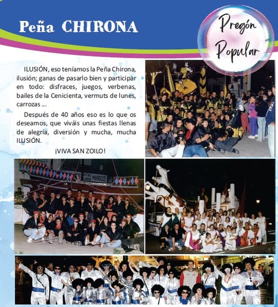PREGÓN POPULAR PEÑAS: EL RECORRIDO, CHIRONA Y LOS DALTÓN