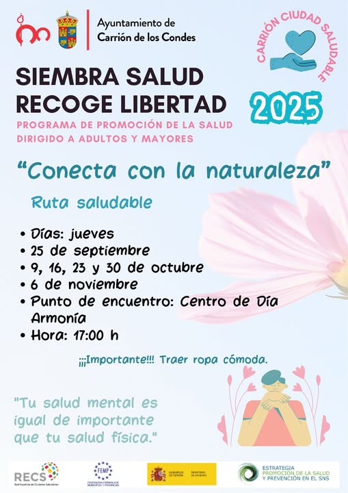 SIEMBRA SALUD RECOGE LIBERTAD