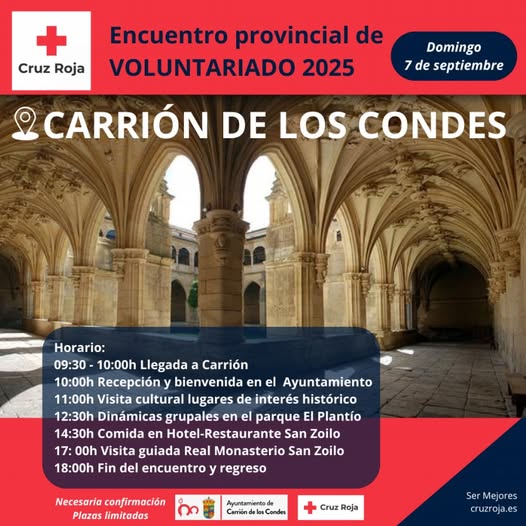 voluntarios activos de Cruz Roja de la provincia de Palencia.