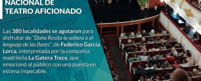 CARRIÓN INAUGURA CON ÉXITO EL XXX CERTAMEN NACIONAL DE TEATRO AFICIONADO