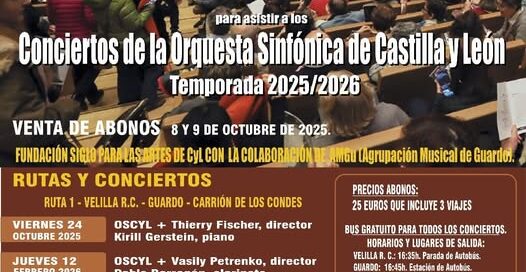 CONCIERTOS DE LA ORQUESTA SINFÓNICA DE CASTILLA Y LEÓN