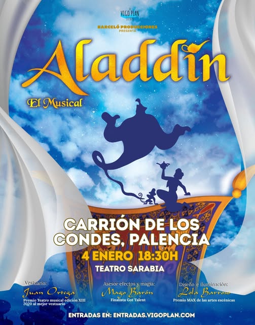 El musical Aladdín llega a Carrión