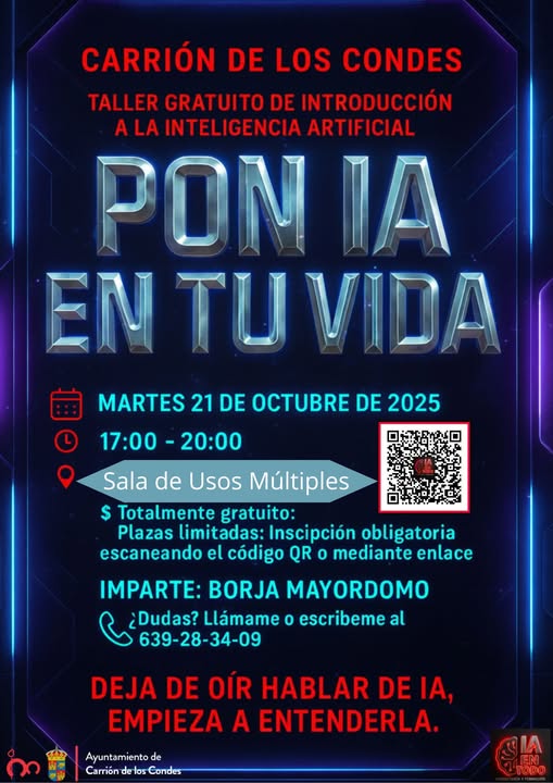 Taller gratuito de introducción a la Intel #inteligenciaartificialigencia Artificial