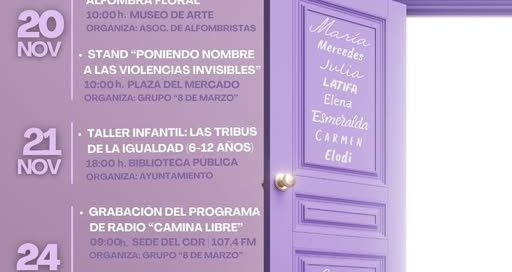 DÍA INTERNACIONAL DE LA ELIMINACIÓN DE LA VIOLENCIA CONTRA LA MUJER