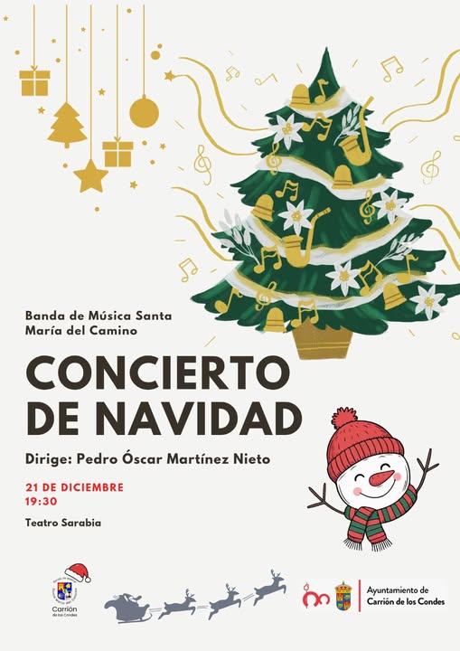 Concierto de Navidad de la Asociación Cultural Musical Santa María del Camino.