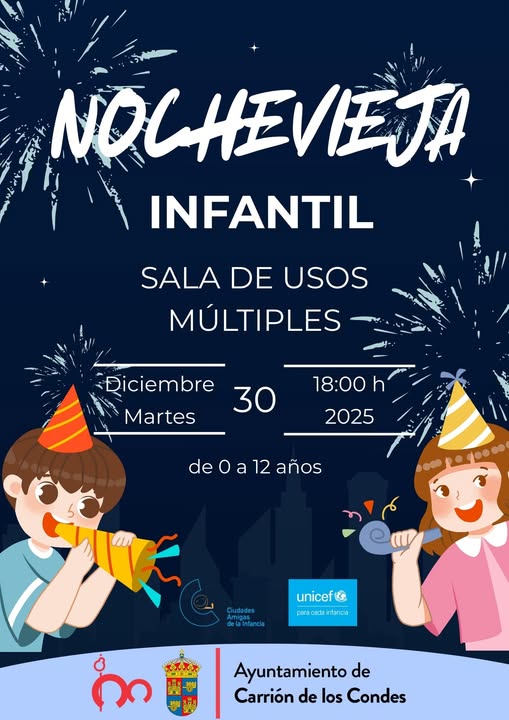 Nochevieja Infantil en Carrión de los Condes