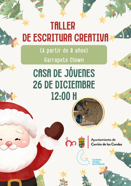 TALLER DE ESCRITURA CREATIVA ESPECIAL NAVIDAD