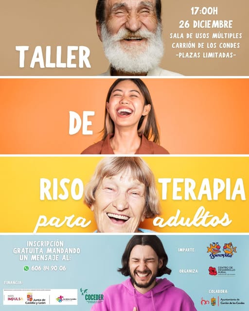 Taller de Risoterapia en Carrión de los Condes