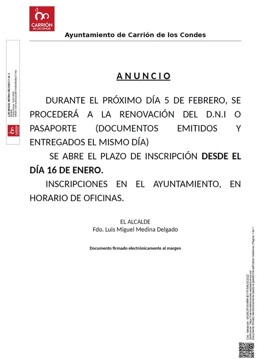 RENOVACIÓN DE DNI Y PASAPORTE!