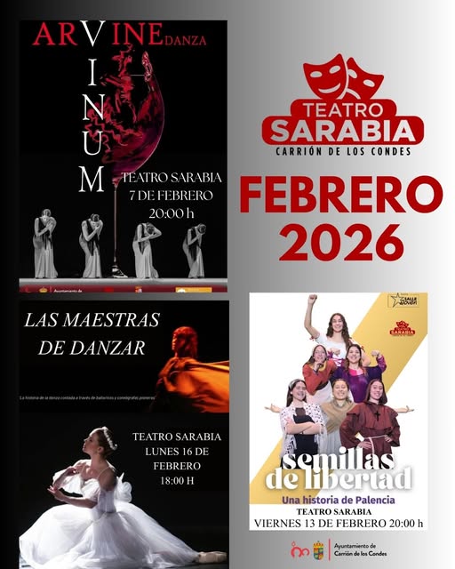 VIVE EL TEATRO EN CARRIÓN | Programación Febrero 2026