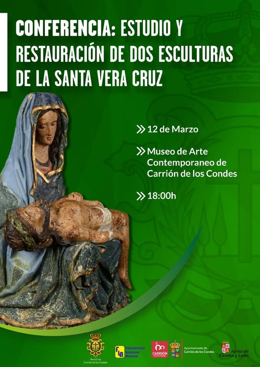 Conferencia sobre la restauración de esculturas.