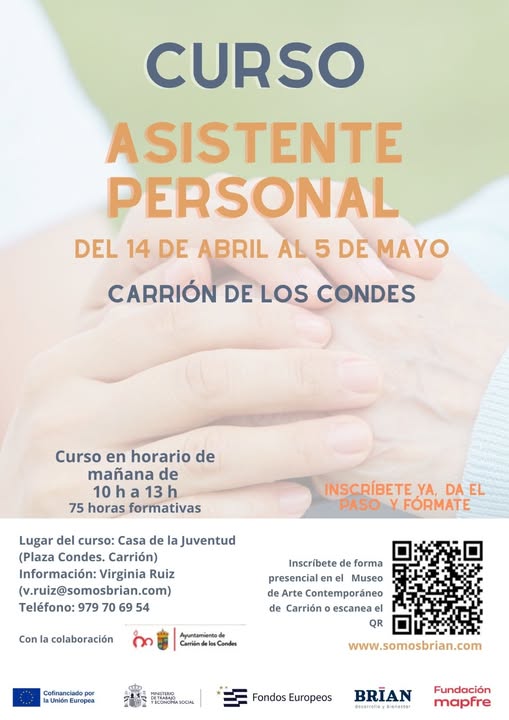 CURSO GRATUITO EN CARRIÓN: ASISTENTE PERSONAL