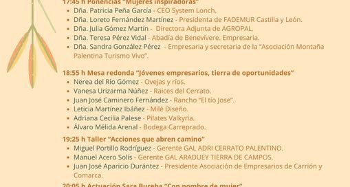 Carrión de los Condes se convierte este sábado en el epicentro del emprendimiento femenino.