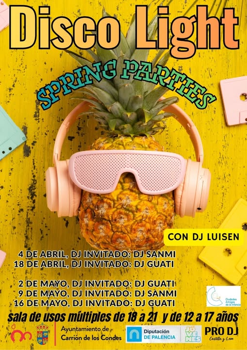 Llega la primavera y con ella las Disco Light Spring Parties!