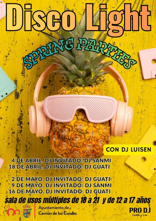 ¡Llega la primavera y con ella las Disco Light Spring Parties!