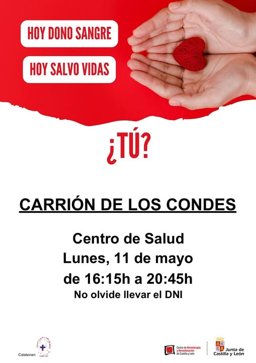 HOY DONO SANGRE, HOY SALVO VIDAS